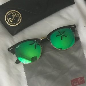 Ray-ban Green Flash club masters